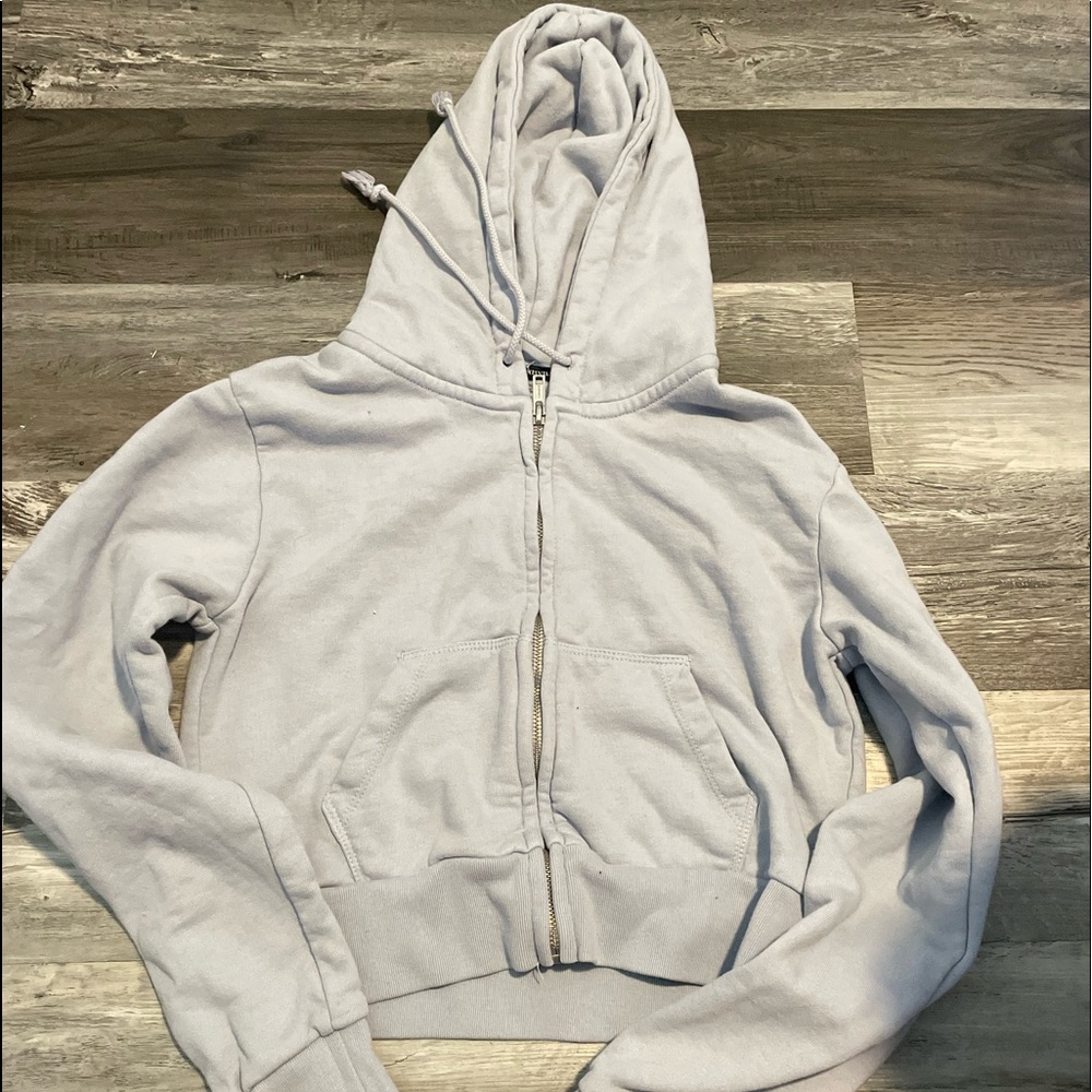 brandy melville periwinkle crystal hoodie